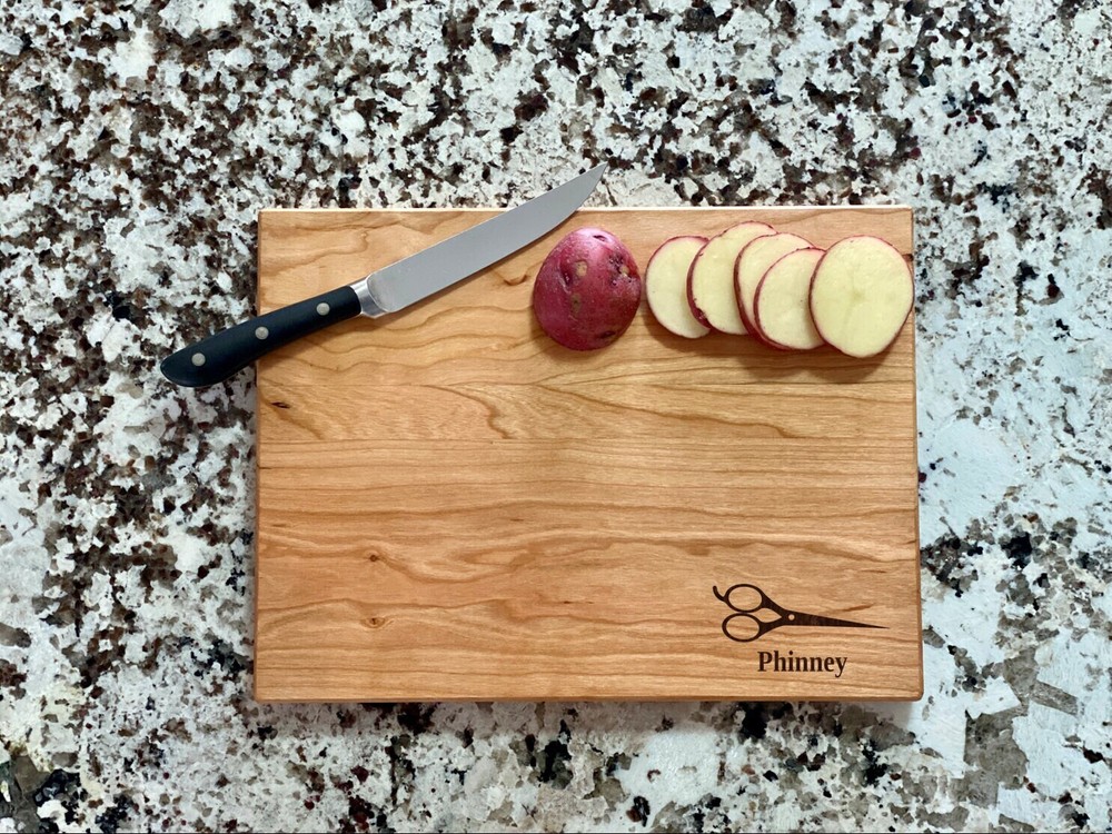 Scissors Barber Cutting Board |  Hairstylist Salon Charcuterie Board | Custom