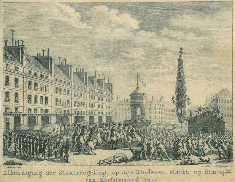Historical print of Paris