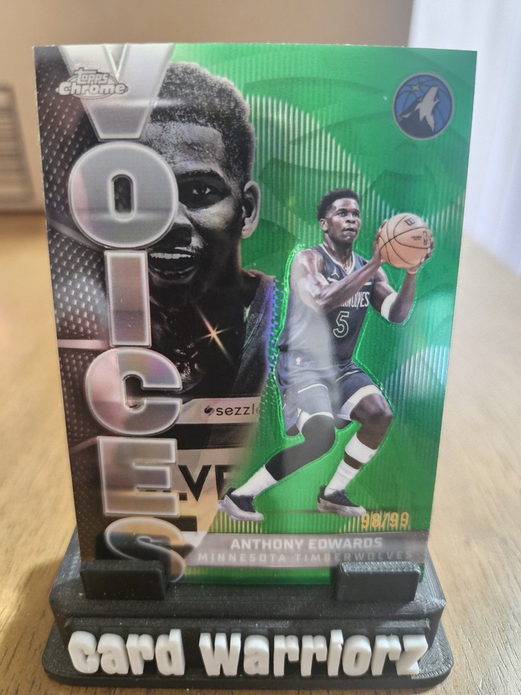 2025-26 Topps Chrome - Anthony Edwards - Green Geometric Voices #/99