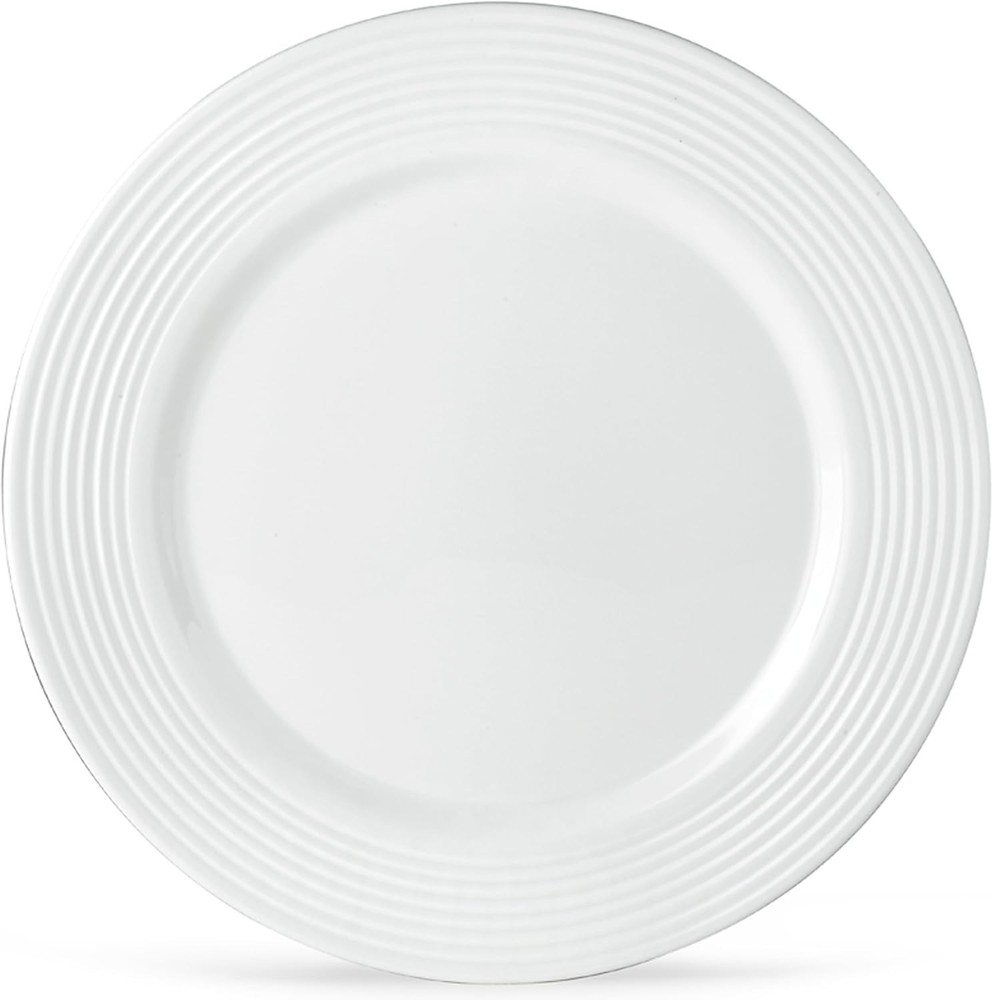 Lenox Tin Can Alley 7-Degree Dinner Plate, White, set of 4