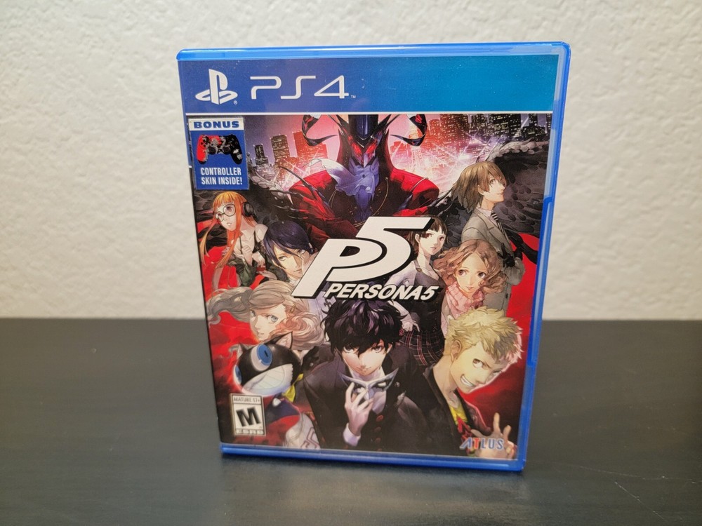Sony Playstation 4 PS4 Persona 5 w/ Dual Shock Skin Atlus RPG Game