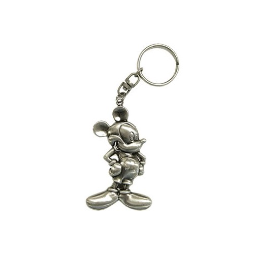 Mickey Mouse Pewter Key Chain Keychain Disney New