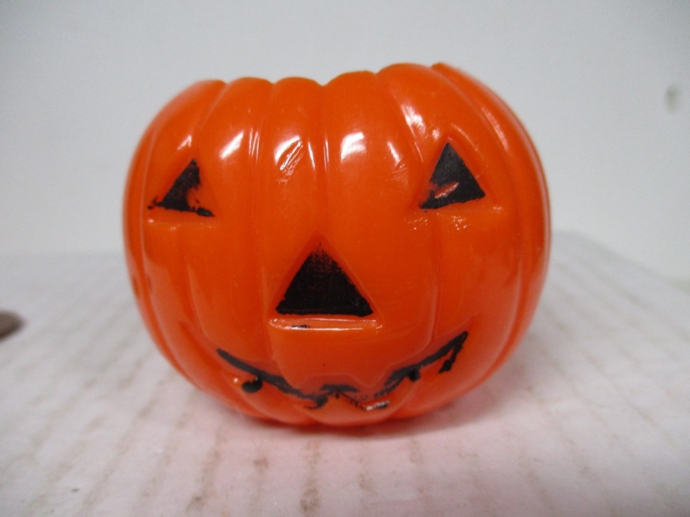 Vintage JOL Jack O Lantern Halloween Hard Plastic Nut Cup