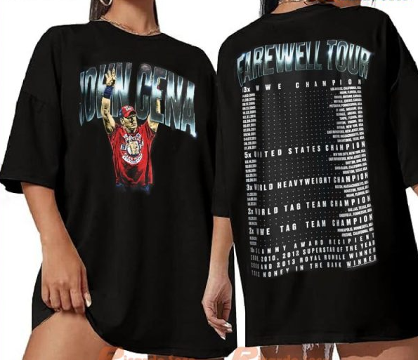 John Cena Farewell Tour Gift For Fan Unisex T-shirt
