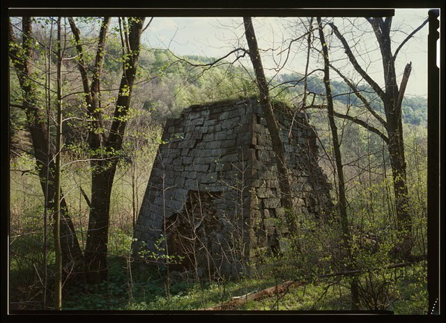 PERSPECTIVE VIEW LOOKING SOUTHWEST, SHOWING EAST (left) AND NORTH (right) SIDES