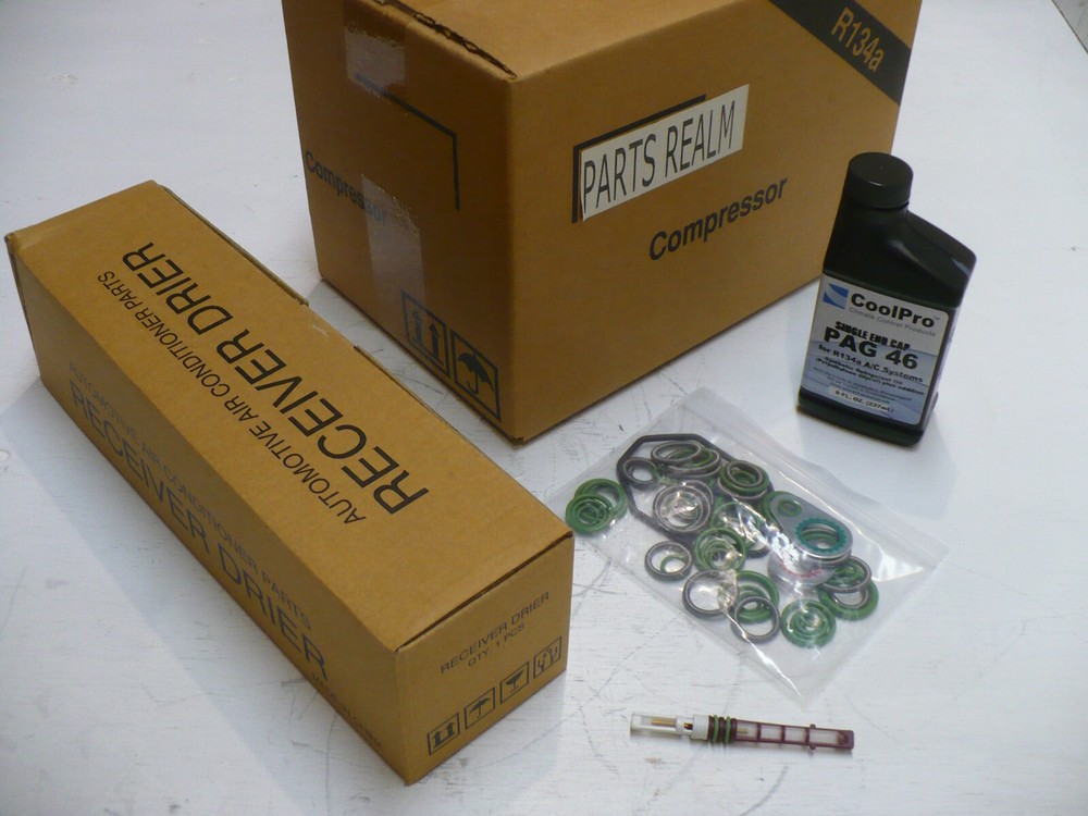 AC Compressor Kit for 2004-2006 Audi A4 A4 Quattro Models-image