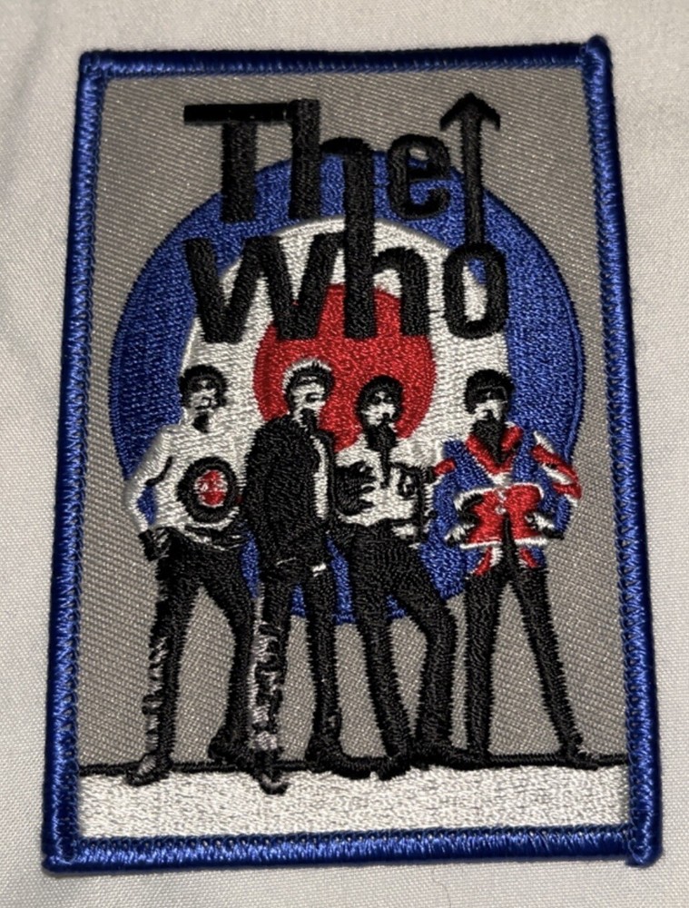 THE WHO ENGLISH ROCK BAND DALTRY MOON TOWNSHEND ENTWHISTLE MUSIC PATCH