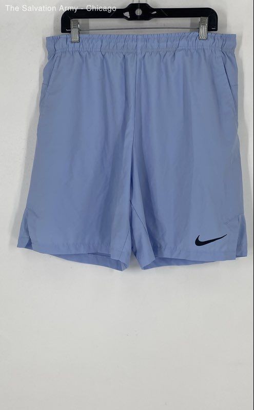 Nike Mens Periwinkle Dri-Fit Elastic Waist Pull-On Athletic Shorts Size XL