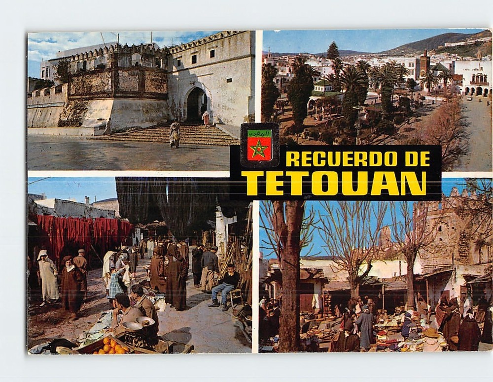 Postcard Recuerdo De Tetouan Morocco