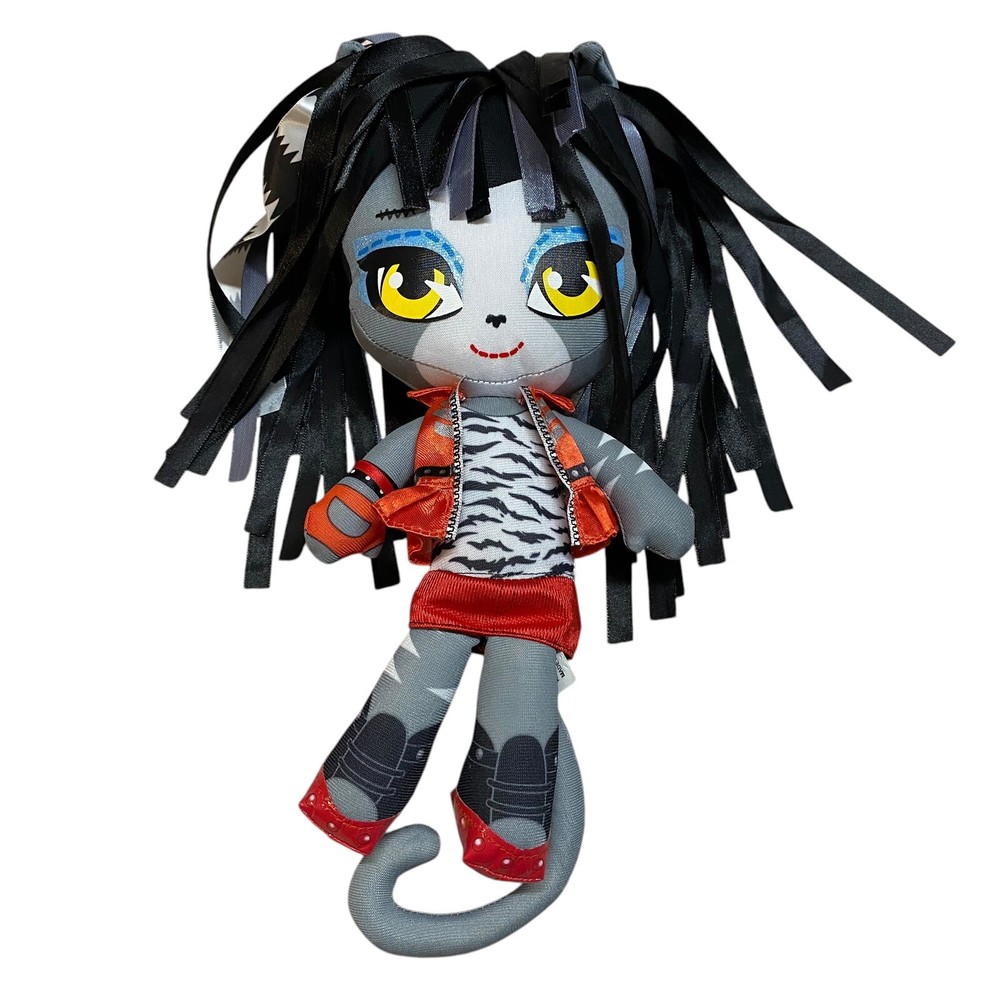 Mattel Monster High Purrsephone Plush Stuffed Doll Werecat Small 10 Inch