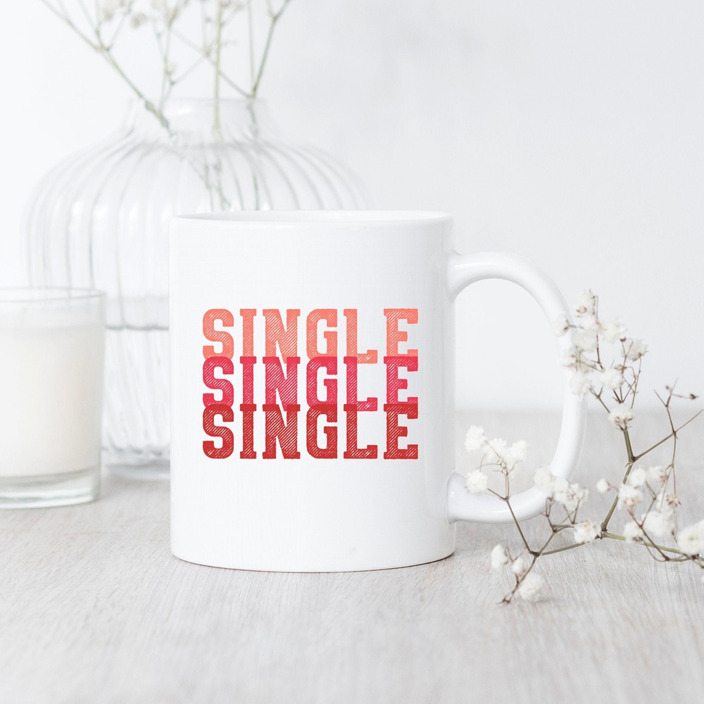 Single Single Single Mug Single Awareness Mug Gift For Single Single Coffee Mug