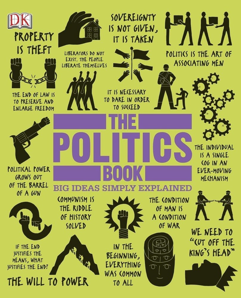 The Politics Book: Big Ideas Simply Explained - hardcover DK