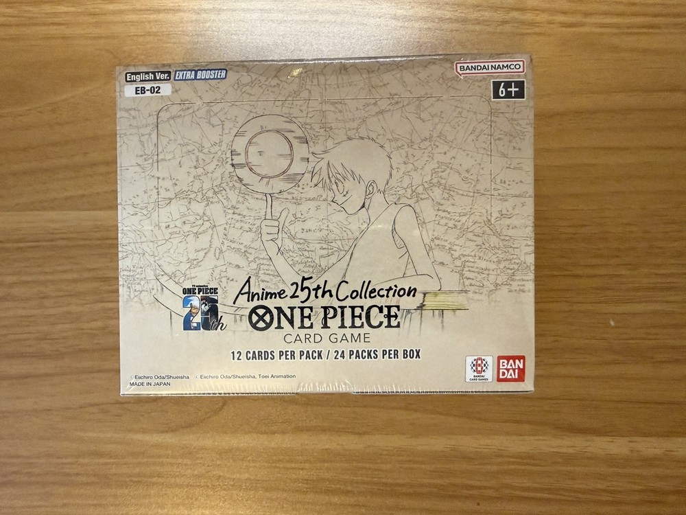 One Piece TCG: Anime 25th Collection Booster Box EB-02 - Factory Sealed