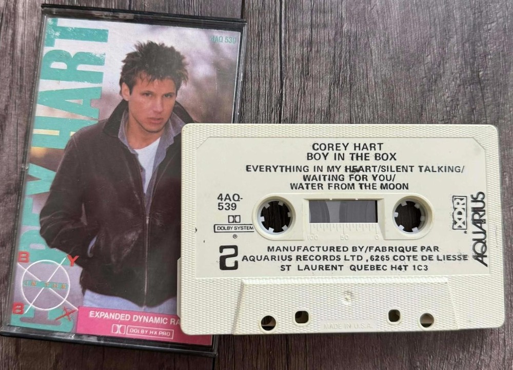 Corey Hart - Boy in the Box Cassette Tape VG+ C20