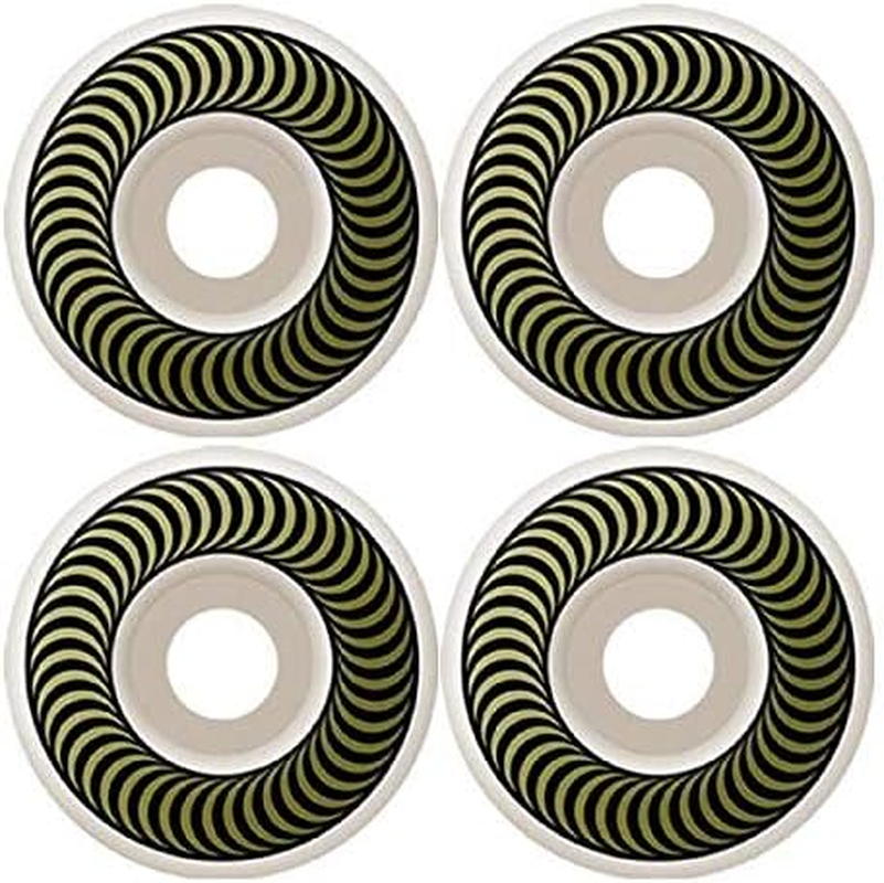 Classics Gold/Black Skateboard Wheels - 50Mm 99A (Set of 4)