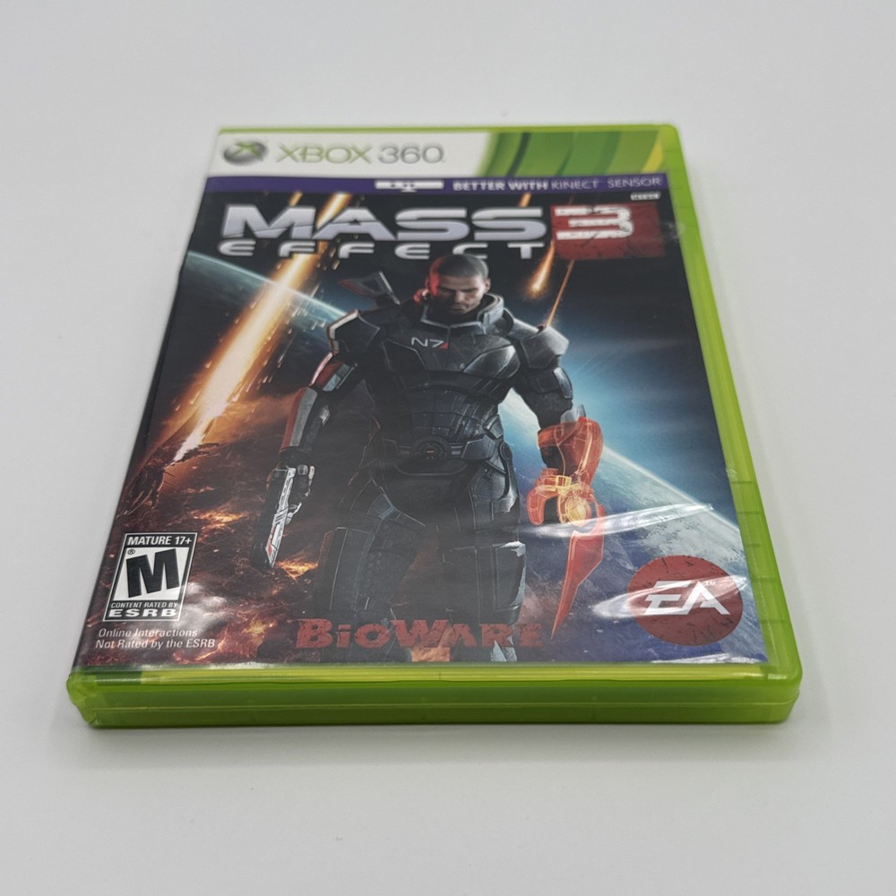 Mass Effect 3 Microsoft Xbox 360 Video Game Tested and Working