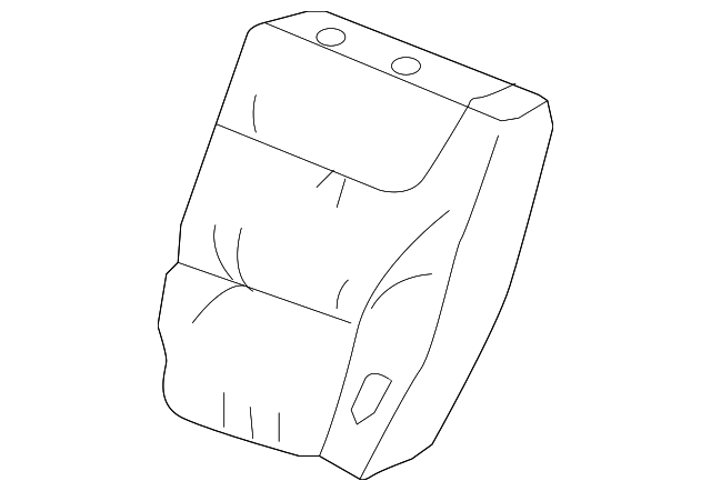 Genuine Honda Seat Back Cover 82521-SHJ-A43ZD
