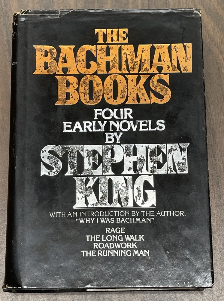 Stephen King Bachman Books Hardcover 1985 With RAGE NAL