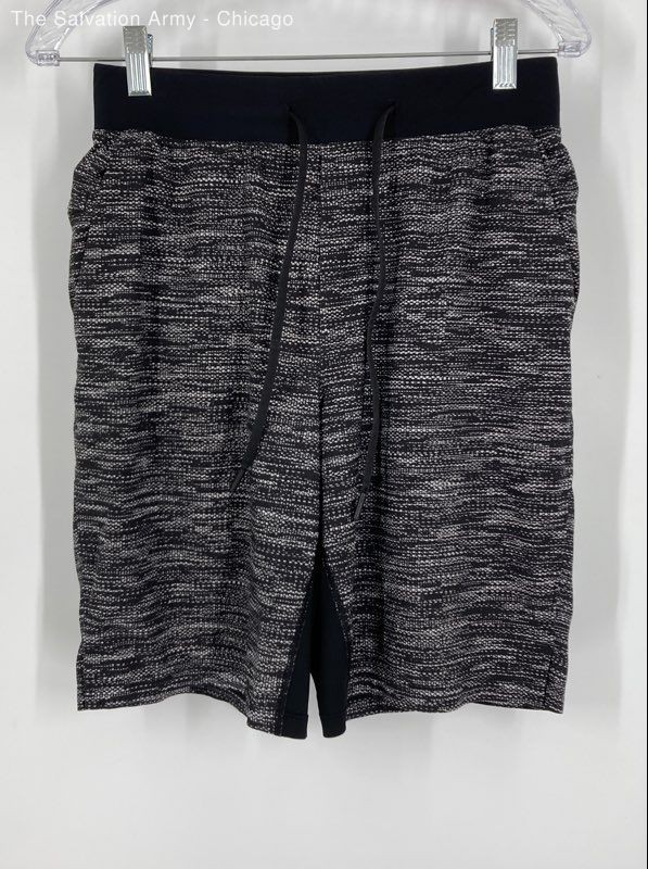 Lululemon Mens Black Drawstring Activewear Athletic Shorts Size Small