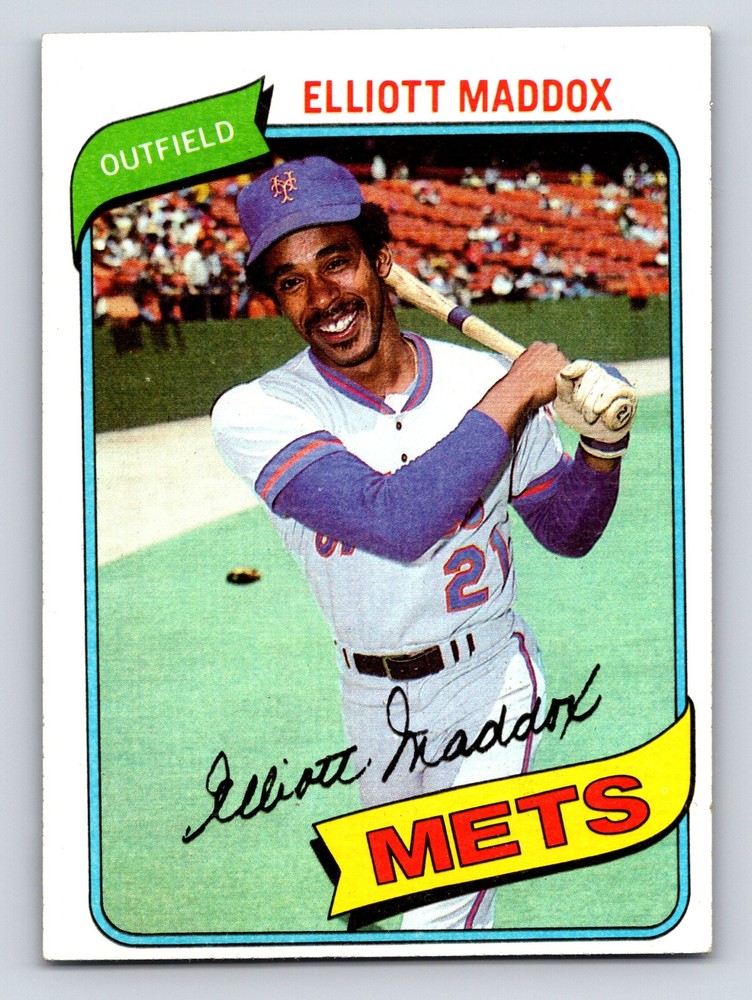 1980 Topps #707 Elliott Maddox