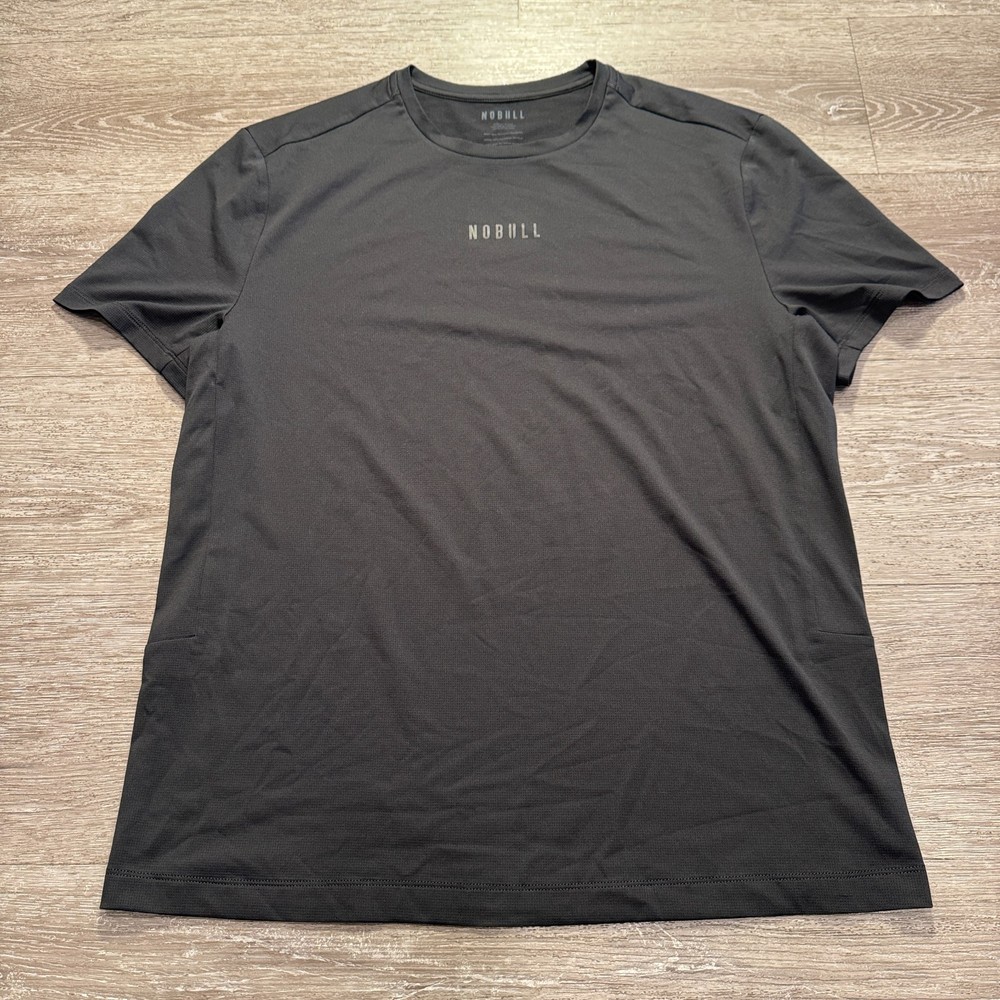 NO BULL Shirt Mens Large Short Sleeve Gym Training Running NoBull Performance