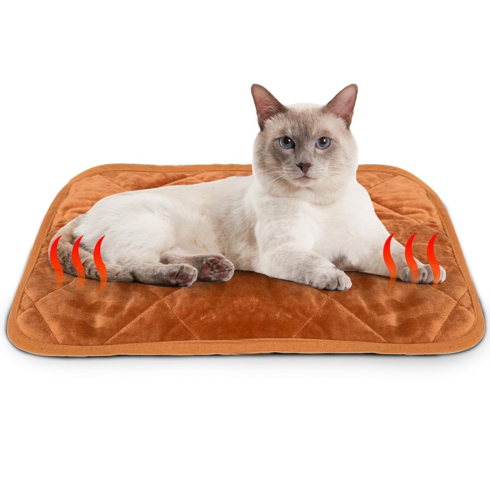 Best NAMOTEK Self-Warming Cat Bed Indoor/Outdoor Super Soft Self Heating Pet Mat