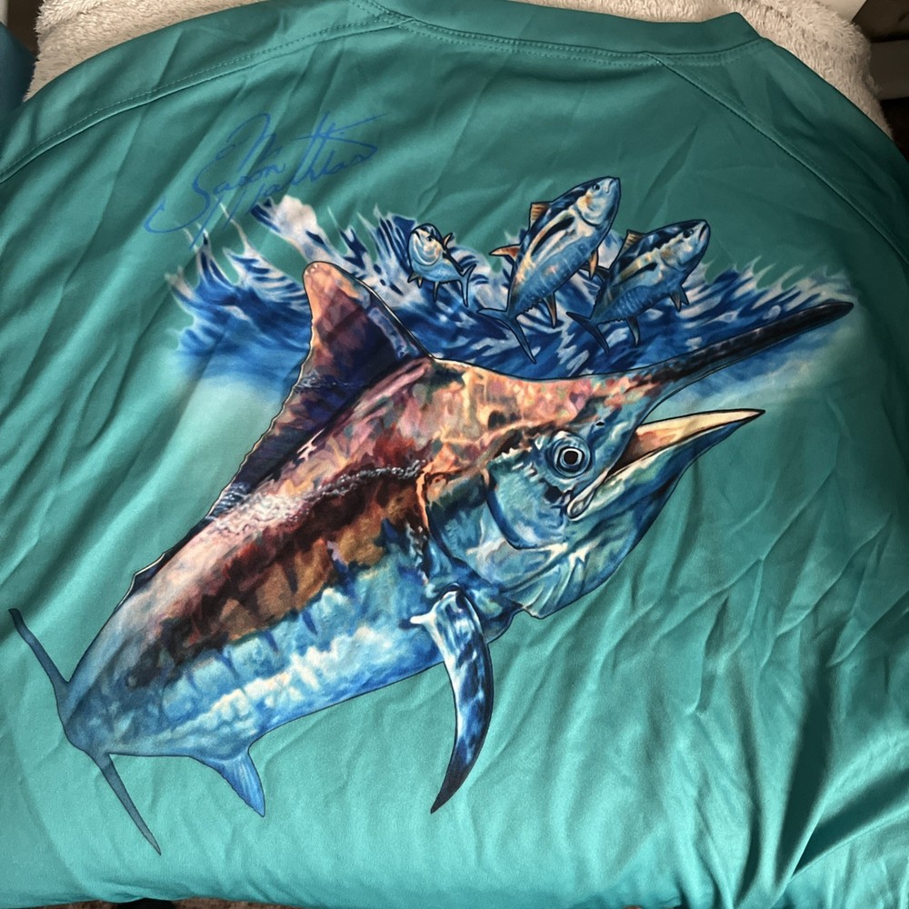 FISHING  World Wide Sportsman Men's T-shirt Size XL Green “Great condition  ”