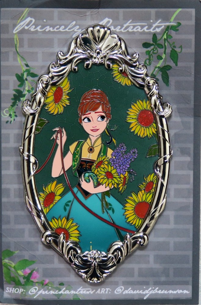 Disney Anna Frozen Fever Princely Portrait Le Pop Fantasy Pin The Pinchantress