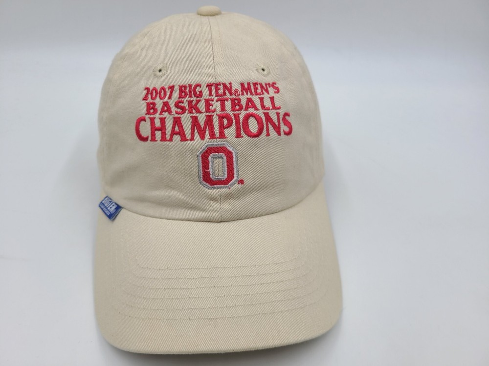Ohio State Buckeyes 2007 Big Ten Champions NCAA Basketball Cap
