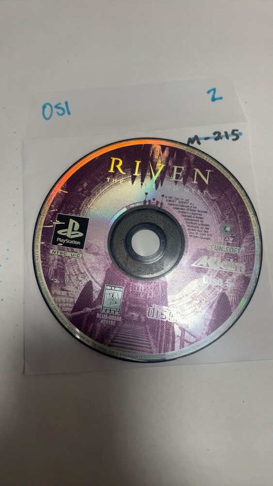 Riven: The Sequel to Myst (disc only no tracking) (Sony PlayStation 1) 051
