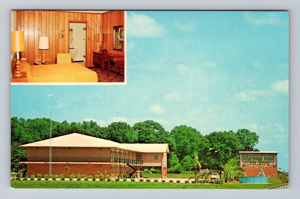 Valdosta GA-Georgia Briarwood Motel Vintage Postcard