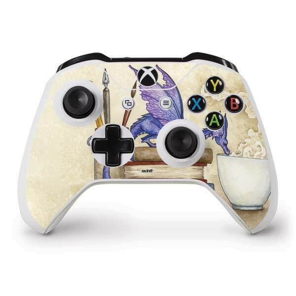 Fantasy & Dragons Xbox One S Controller Skin - Whats in Here Coffee Dragon