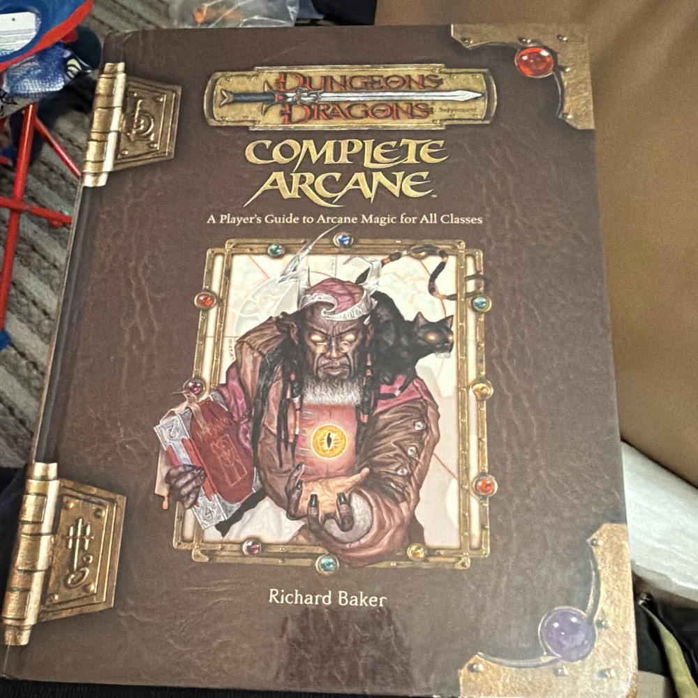 Wizards of the Coast Complete Arcane Richard Baker Hardcover 2004 D&D