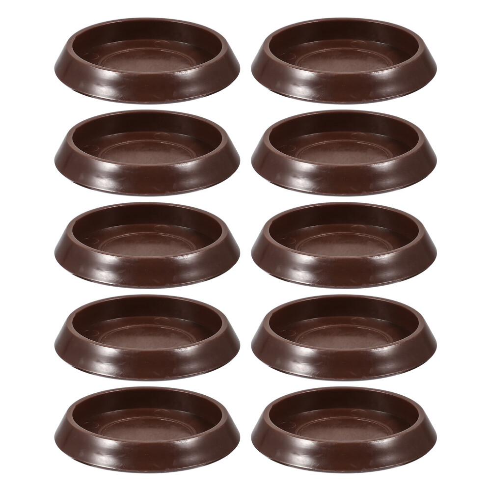 10pcs Sofas Caster Cups Furniture Caster Cups Furniture Pads Wooden Floors