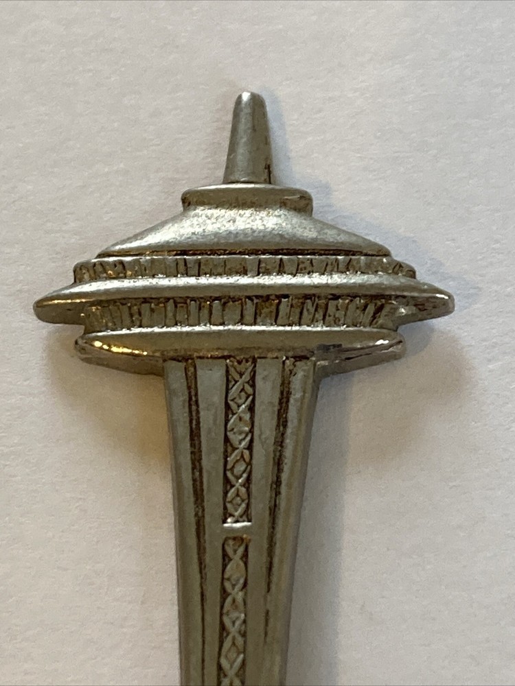 Vintage Space Needle Souvenir Spoon and Fork Collectible Set
