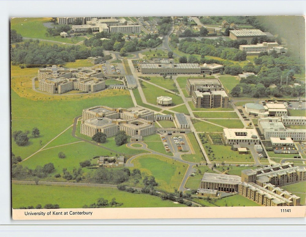 Postcard University of Kent at Canterbury England