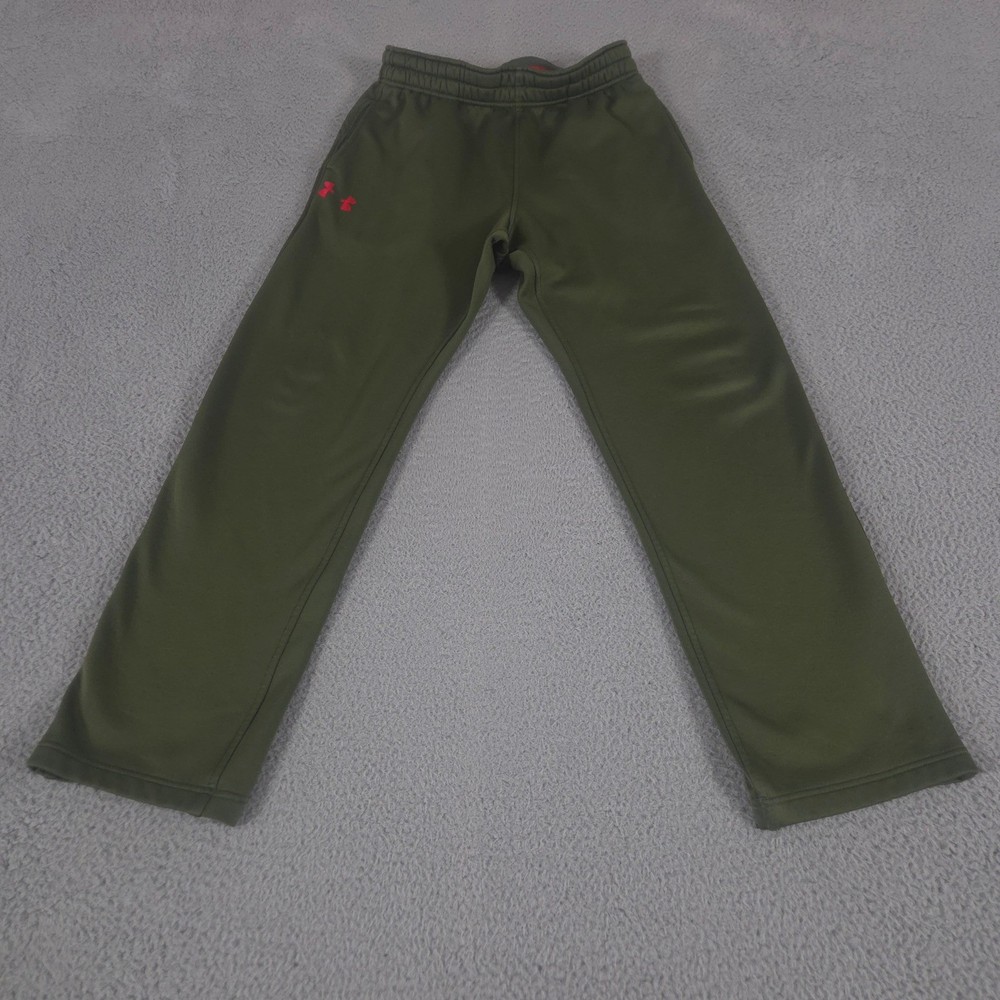 Under Armour Pants Mens Medium Green Armour Fleece Storm Straight Leg Joggers