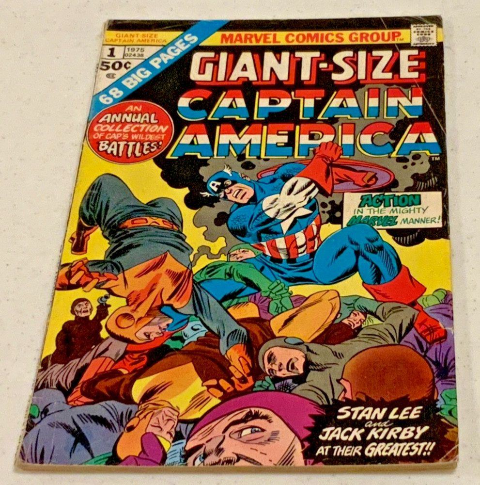 Giant Size Captain America  #1  (Marvel 1975) Vg
