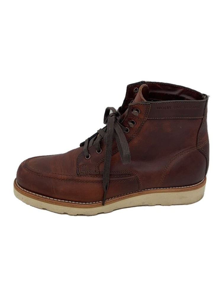Wolverine Leather Lace-Up Boots Size US 9 Brown W00283