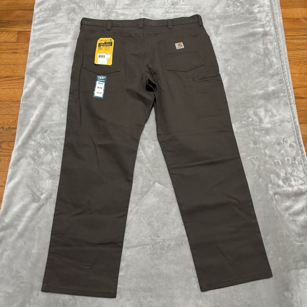 NWT Carhartt Mens Rugged Flex Relaxed Fit Canvas 5 Pocket Work Pants Size 40x32