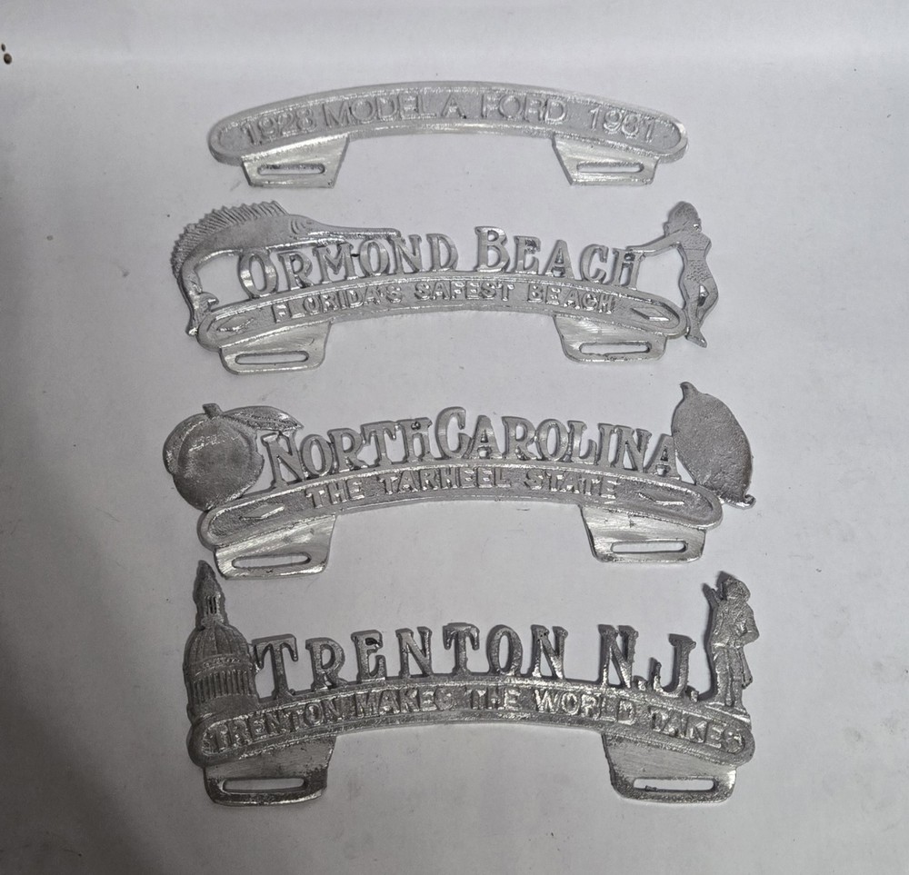 Cast Aluminum License  Plate Car Topper