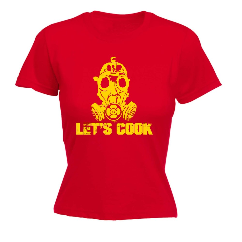 Lets Cook Chef - Womens T Shirt Funny T-Shirt Novelty gift tshirt