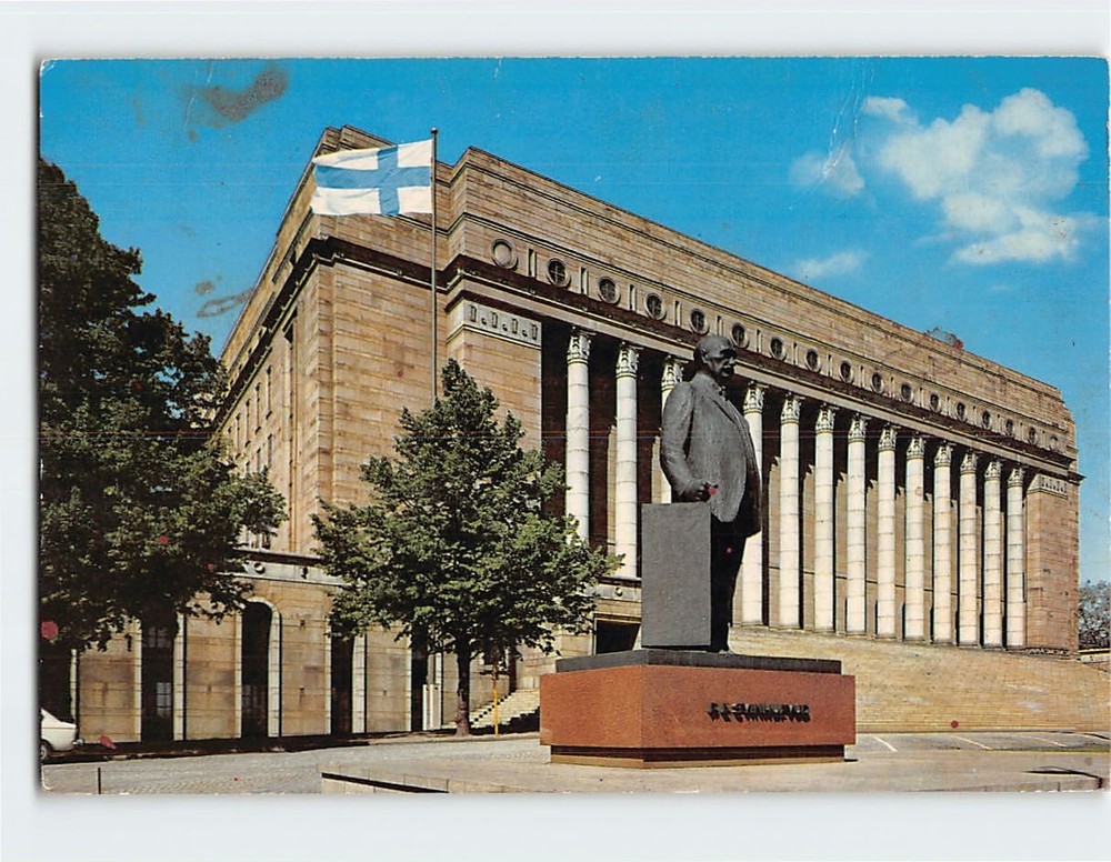 Postcard The House of Parliament Helsinki Finland