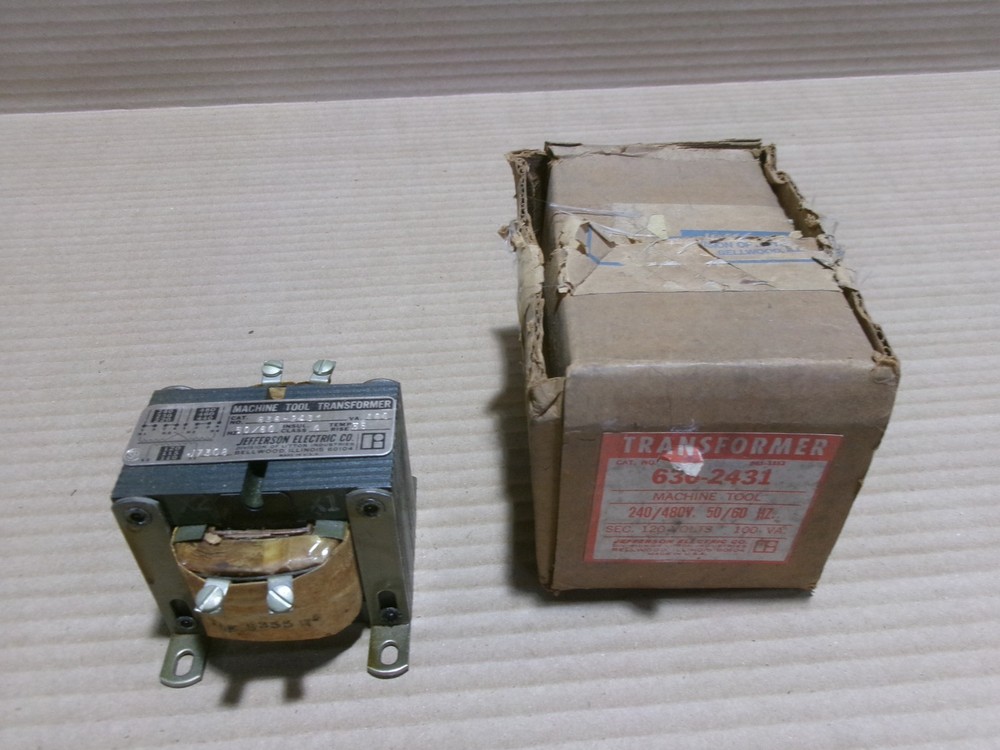 Jefferson Electric 636-2431 Machine Tool Transformer 100Va 50/60Hz AK