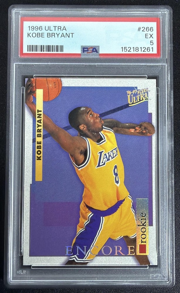 1996 Fleer Ultra Kobe Bryant #266 RC Lakers PSA 5