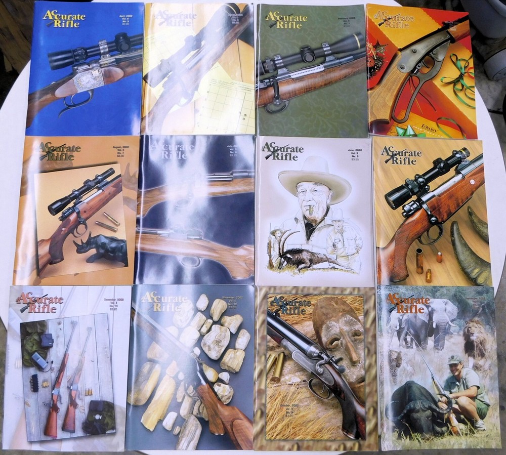 2002 THE ACCURATE RIFLE Magazine 12 Issues Edited by Dave Brennan-image