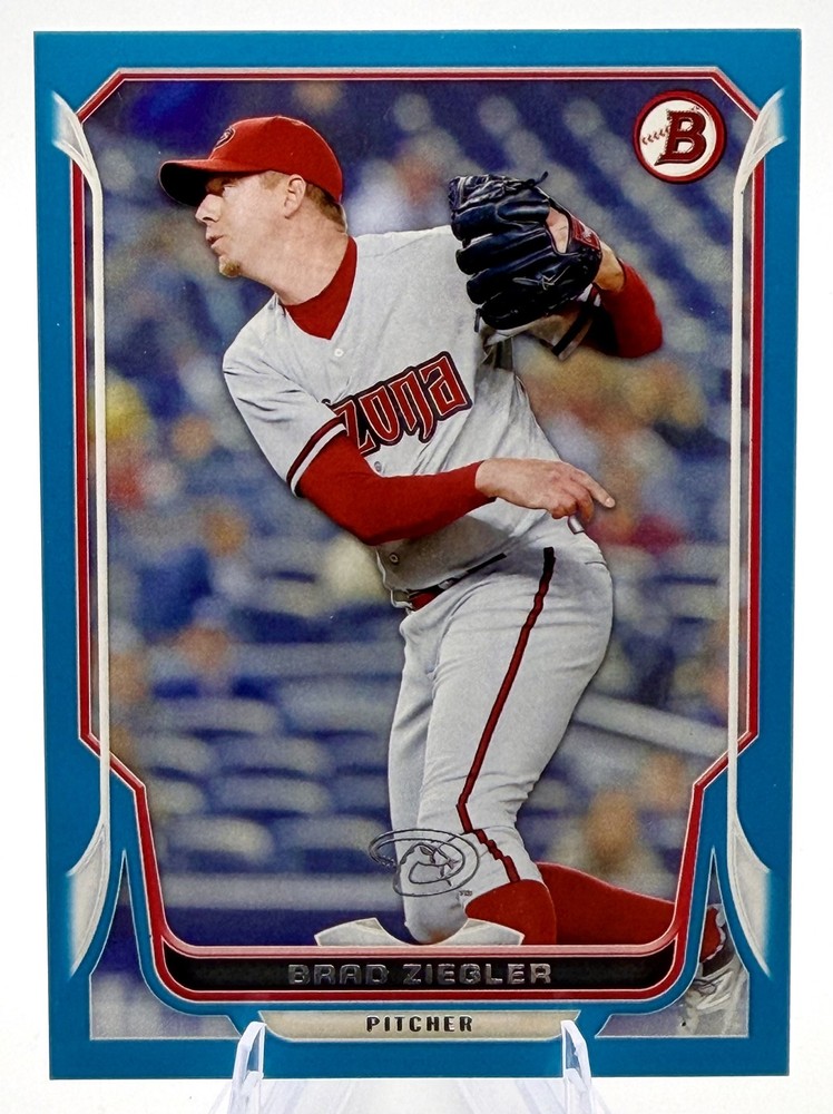 2014 Bowman - Brad Ziegler #157 Blue /500