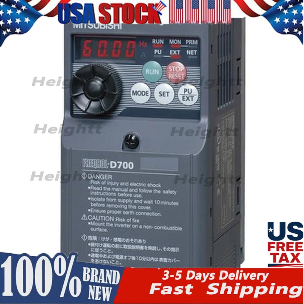 Mitsubishi FR-D740-080-NA 5 HP AC Drive Compact Inverter VFD 380-480vac