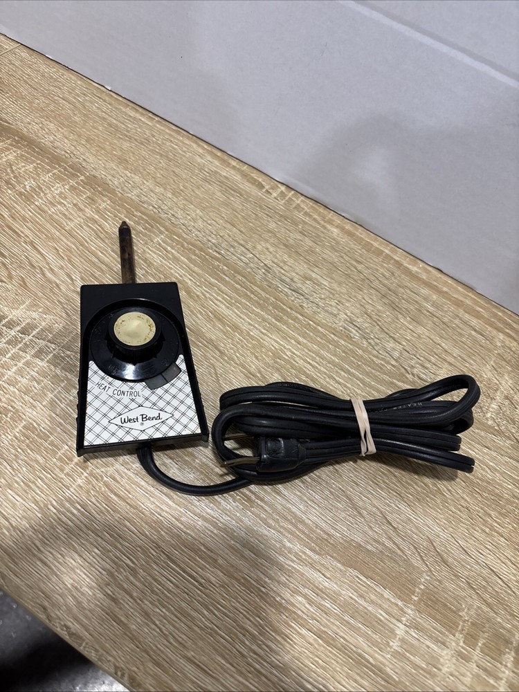 West Bend 3580E Griddle E29583-9900 Temperature Heat Control Probe Power Cord