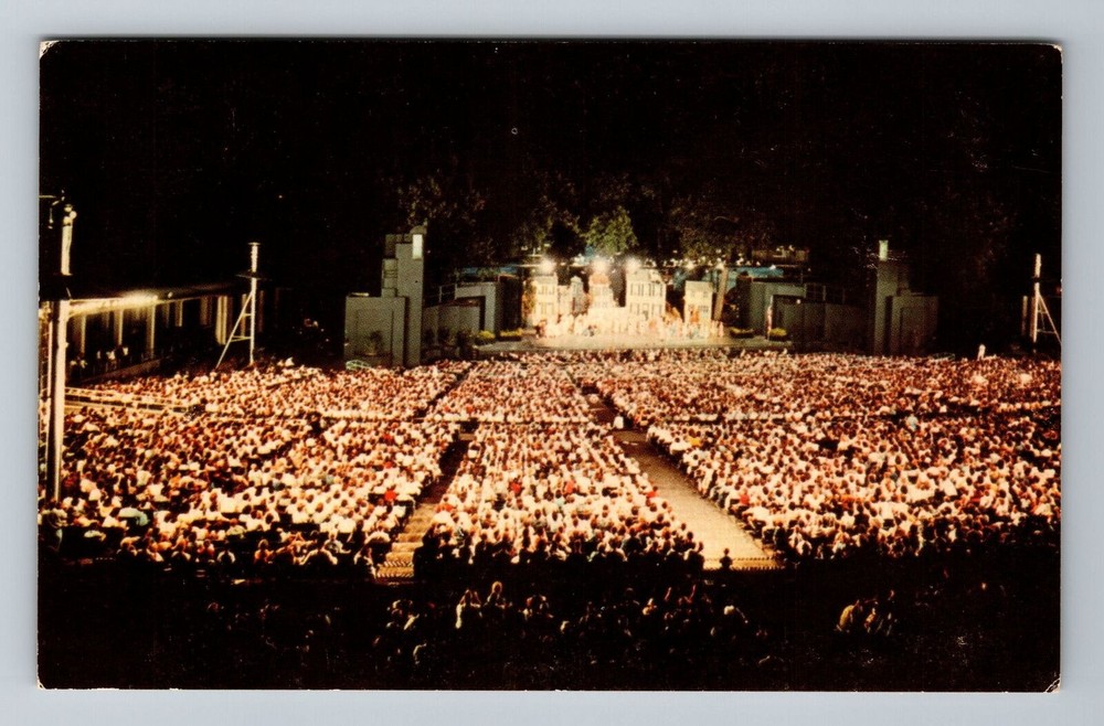 St Louis MO-Missouri, Forest Park, St Louis Municipal Opera, Vintage Postcard